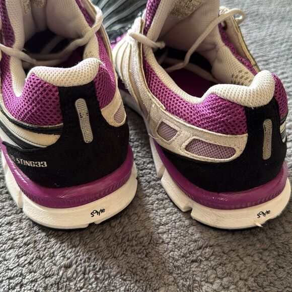 Asics Gel-Sting33 Multicolor Suede Mesh Running‎ Sneakers Size 8 - Picture 7 of 15